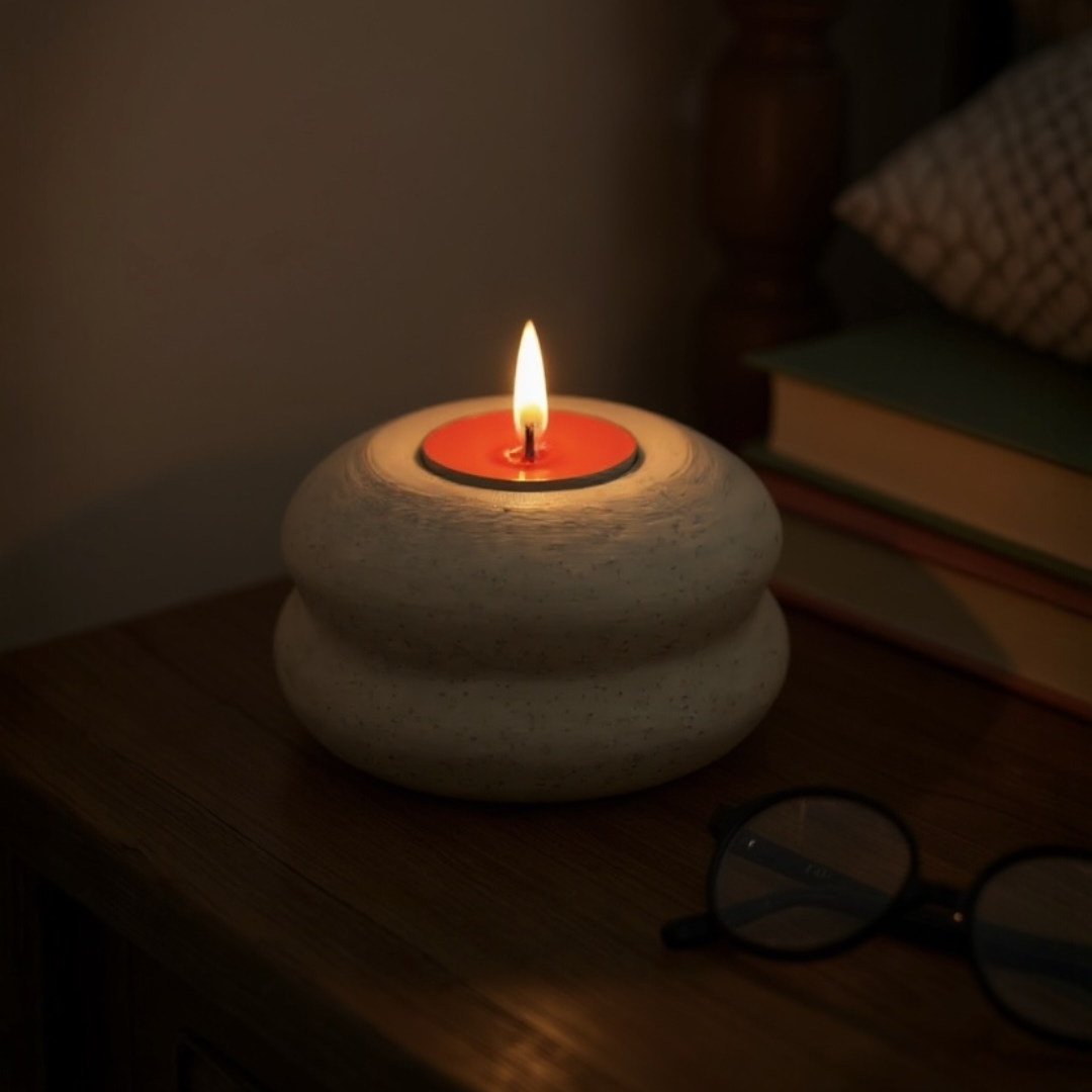 Luxa Orb 3'lü Yuvarlak Tealight Mumluk | Modern Tasarım