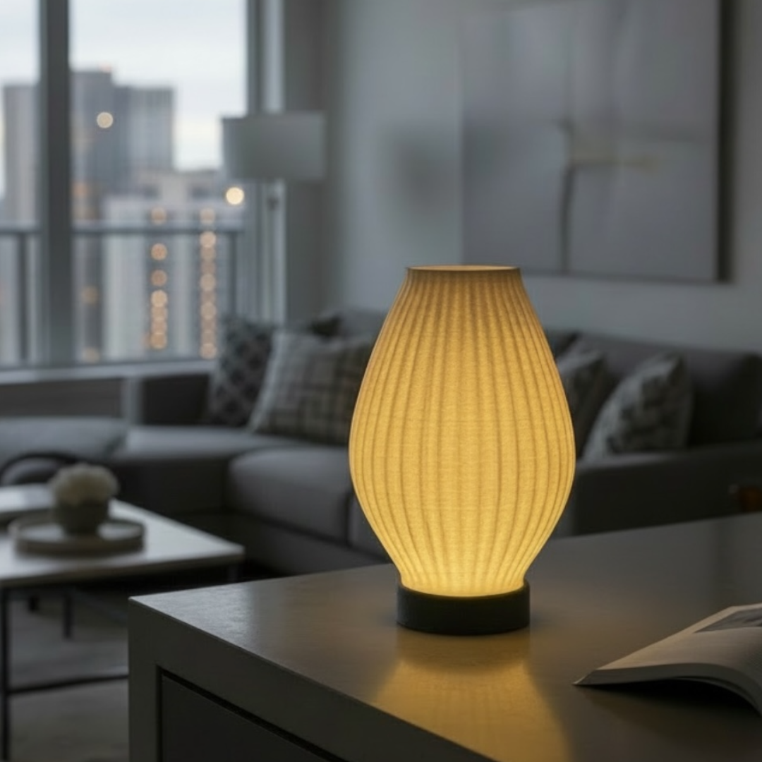 Aura Line Modern Dekoratif Masa Lambası | 14 Renk LED Aydınlatma