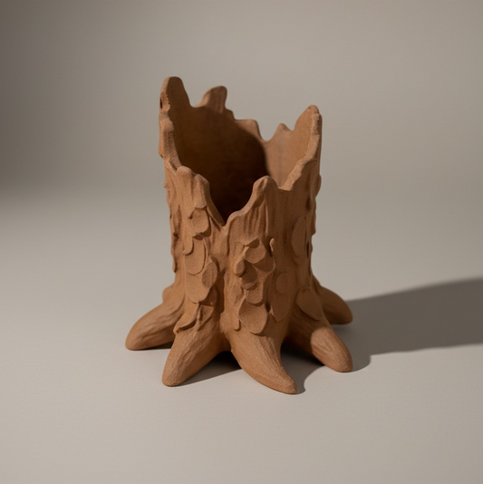 Timber Root Ağaç Kökü Kalem Organizer | Masaüstü Tasarım Aksesuarı