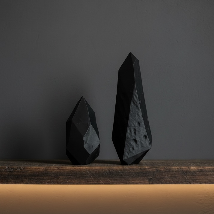 Lava Shard — İkili Dekoratif Obje Seti
