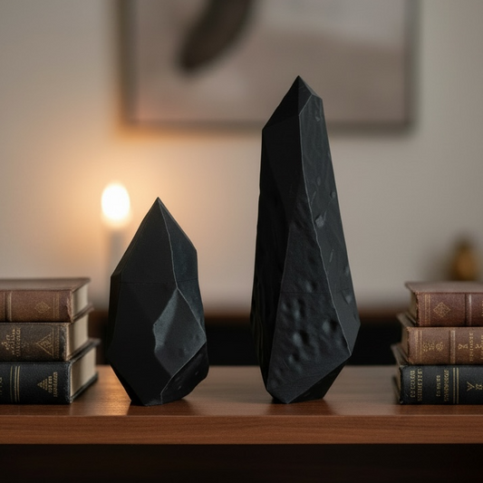 Lava Shard — İkili Dekoratif Obje Seti