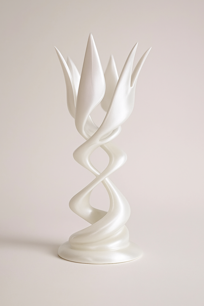 Flora Helix Sarmal Çiçek Dekoratif Biblo | Heykelsi Tasarım