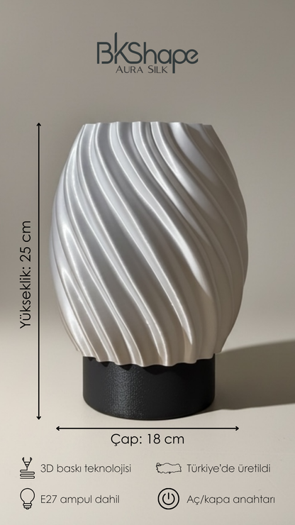 Aura Silk Masa Lambası | 5 Farklı Renk