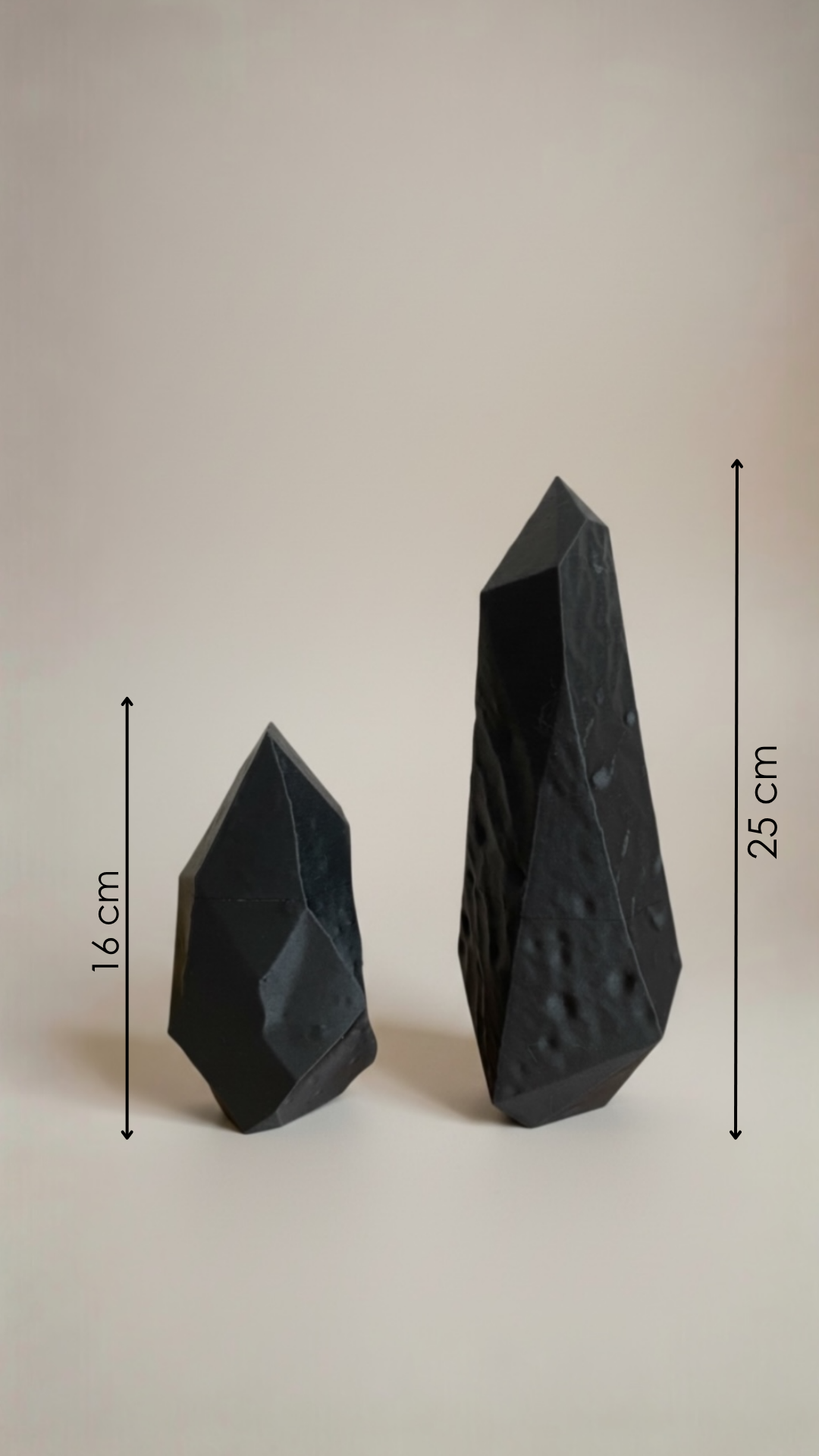 Lava Shard — İkili Dekoratif Obje Seti