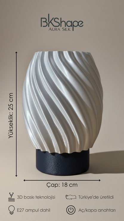 Aura Silk Masa Lambası | 5 Farklı Renk