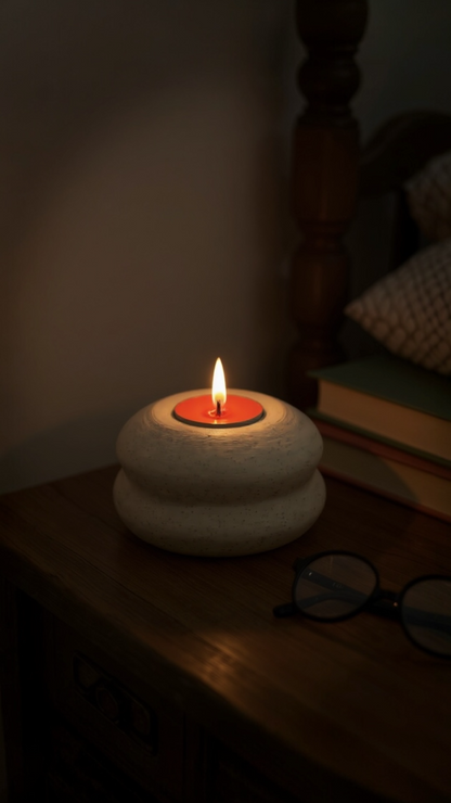 Luxa Orb 3'lü Yuvarlak Tealight Mumluk | Modern Tasarım