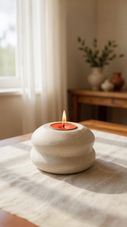 Luxa Orb 3'lü Yuvarlak Tealight Mumluk | Modern Tasarım