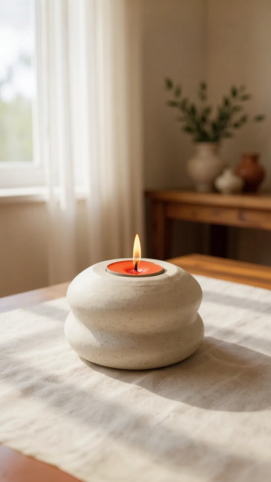 Luxa Orb 3'lü Yuvarlak Tealight Mumluk | Modern Tasarım