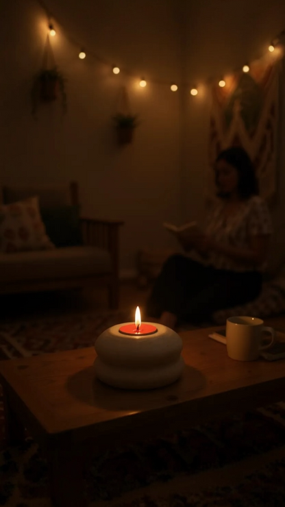 Luxa Orb 3'lü Yuvarlak Tealight Mumluk | Modern Tasarım