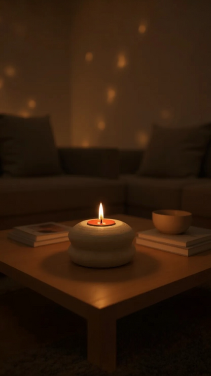 Luxa Orb 3'lü Yuvarlak Tealight Mumluk | Modern Tasarım