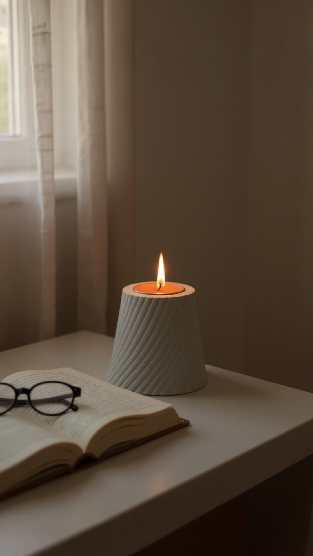 Luxa Swirl 3'lü Spiral Tealight Mumluk | Dinamik Tasarım