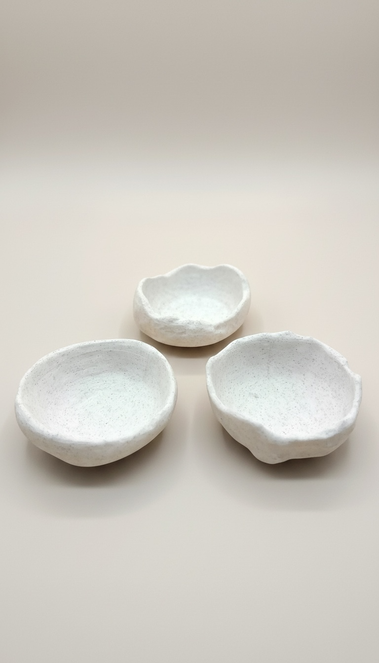 Vita Trio Stones 3'lü Taş Formu Saklama Kasesi | Minimal Tasarım
