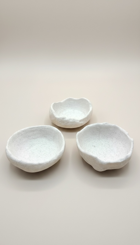 Vita Trio Stones 3'lü Taş Formu Saklama Kasesi | Minimal Tasarım