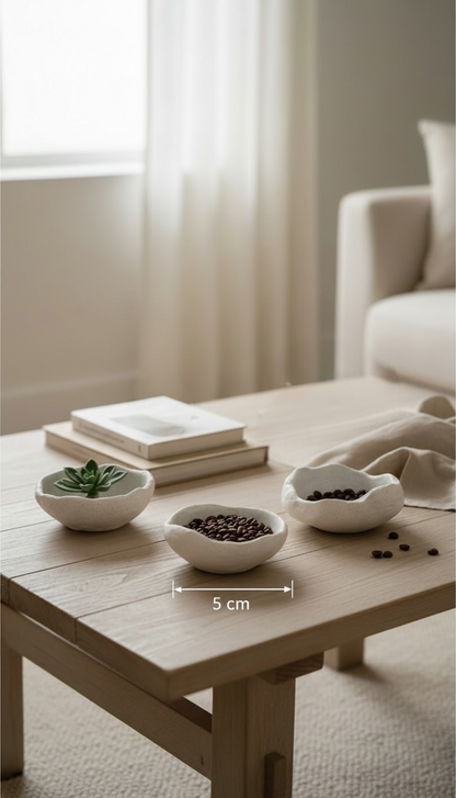 Vita Trio Stones 3'lü Taş Formu Saklama Kasesi | Minimal Tasarım