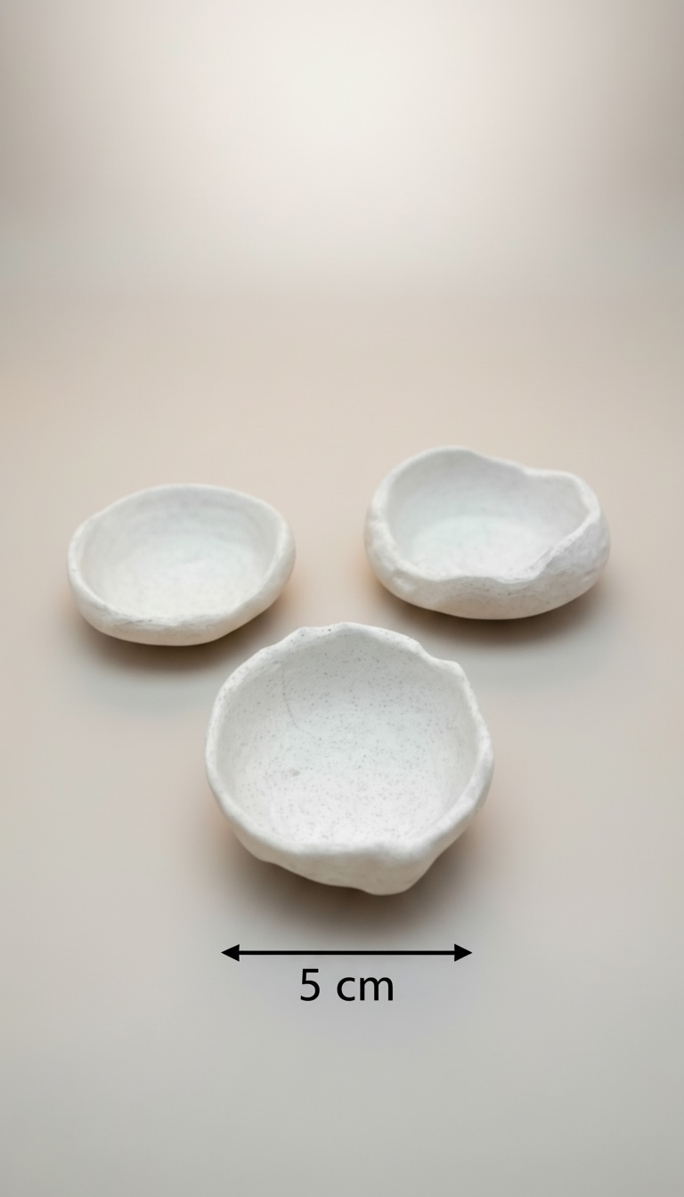 Vita Trio Stones 3'lü Taş Formu Saklama Kasesi | Minimal Tasarım