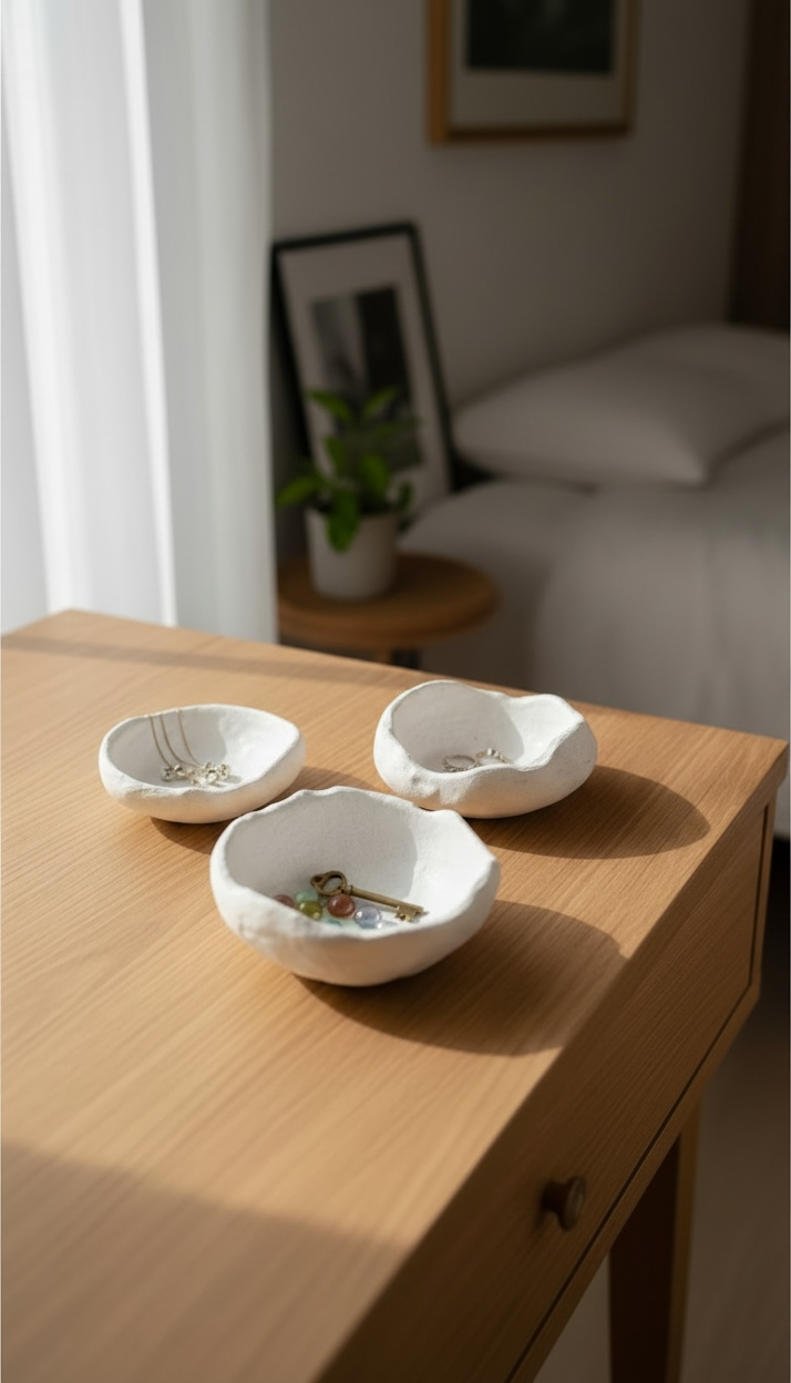 Vita Trio Stones 3'lü Taş Formu Saklama Kasesi | Minimal Tasarım