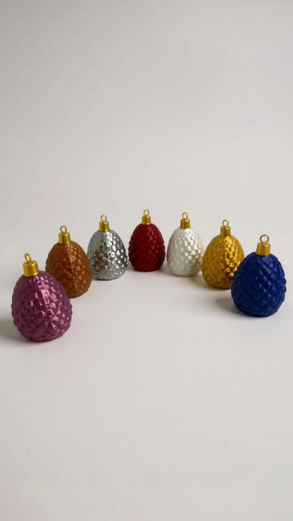 Christmas Pinecone Çam Kozalağı Yılbaşı Süsü | 7 Renk