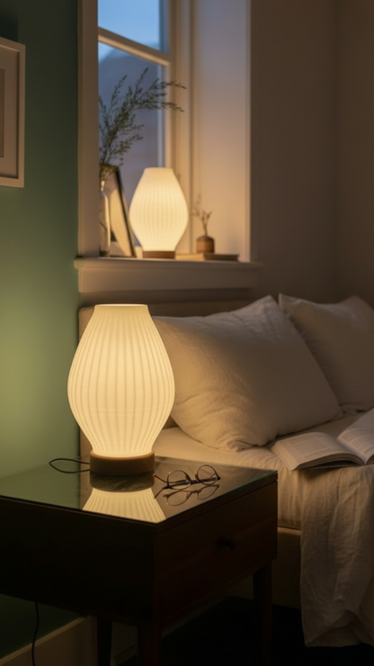 Aura Line Modern Dekoratif Masa Lambası | 14 Renk LED Aydınlatma