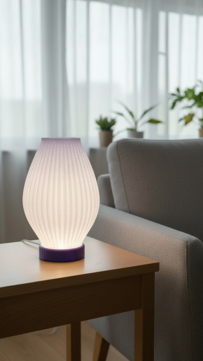 Aura Line Modern Dekoratif Masa Lambası | 14 Renk LED Aydınlatma