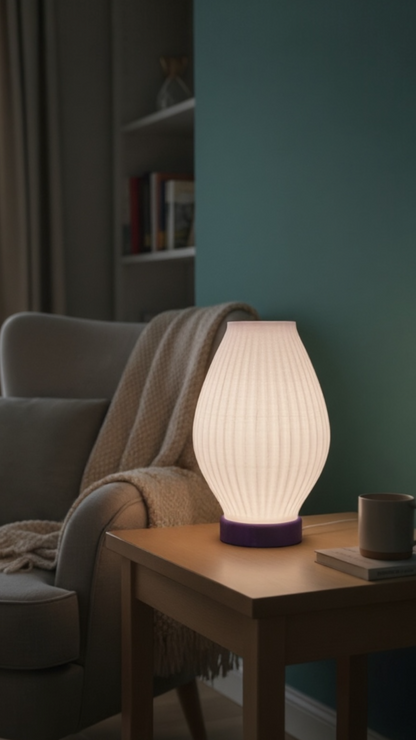 Aura Line Modern Dekoratif Masa Lambası | 14 Renk LED Aydınlatma