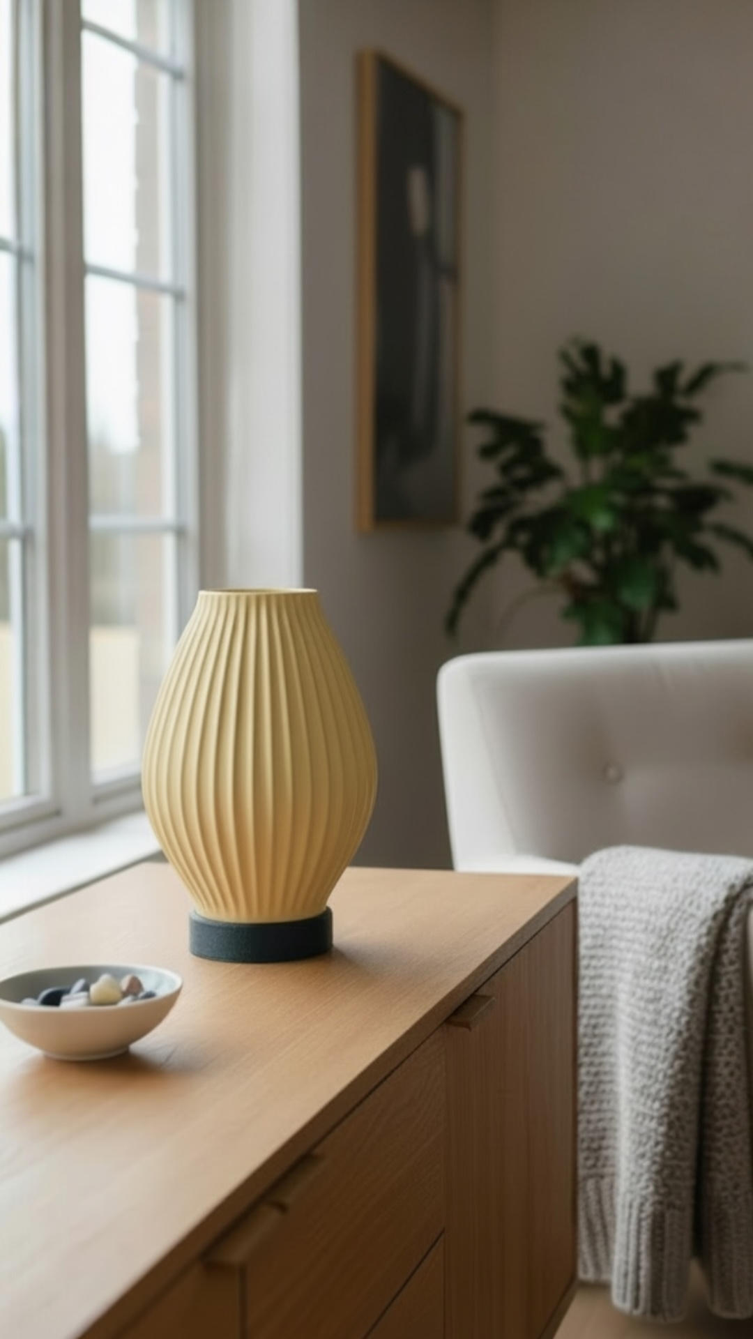 Aura Line Modern Dekoratif Masa Lambası | 14 Renk LED Aydınlatma