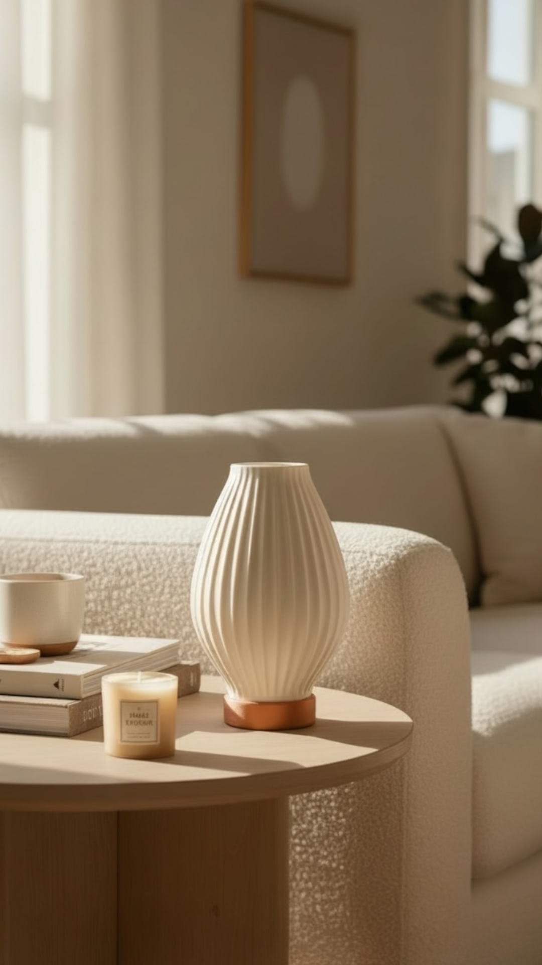Aura Line Modern Dekoratif Masa Lambası | 14 Renk LED Aydınlatma