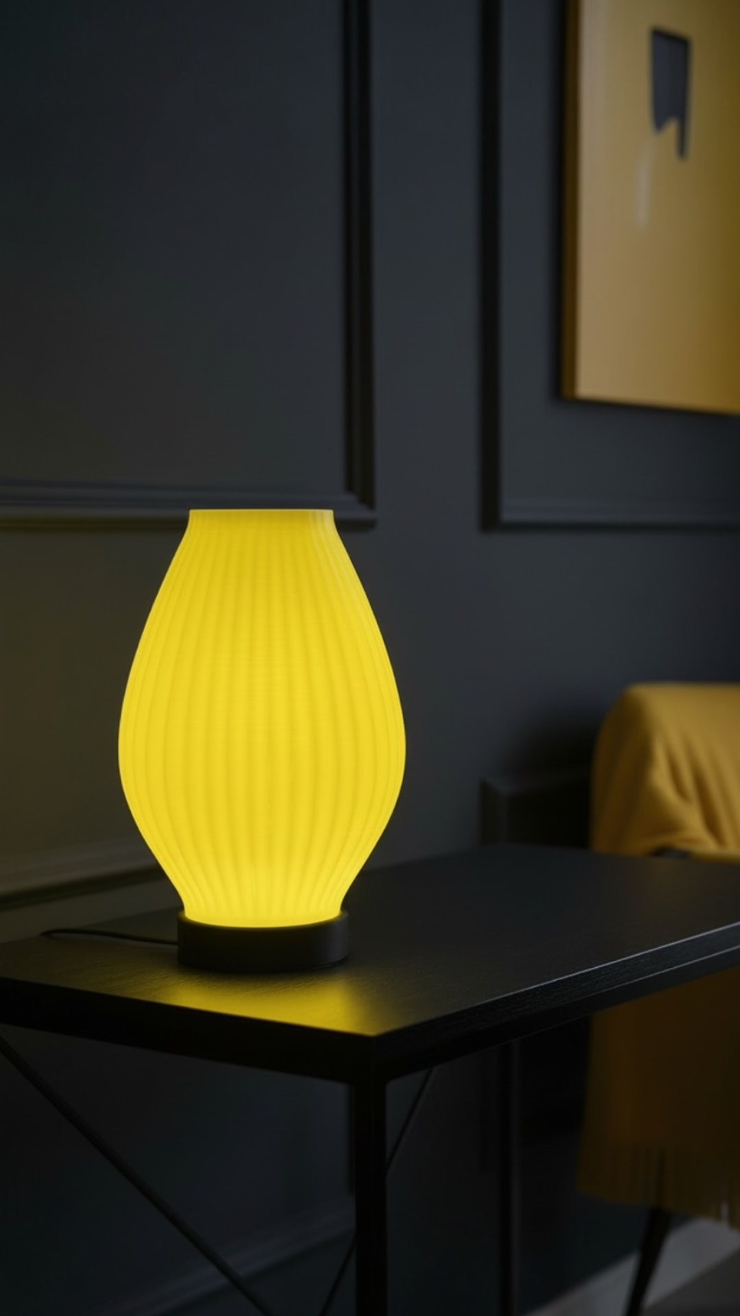 Aura Line Modern Dekoratif Masa Lambası | 14 Renk LED Aydınlatma
