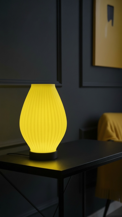 Aura Line Modern Dekoratif Masa Lambası | 14 Renk LED Aydınlatma