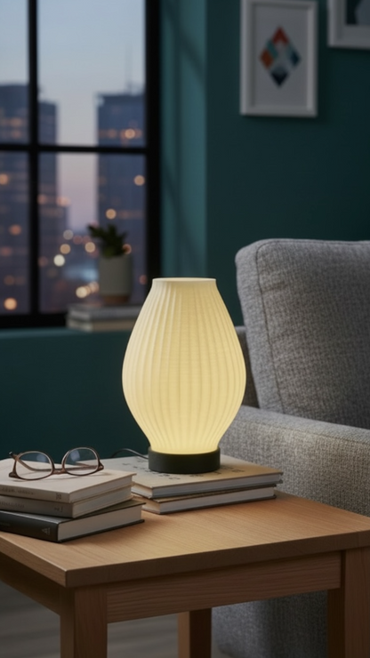 Aura Line Modern Dekoratif Masa Lambası | 14 Renk LED Aydınlatma