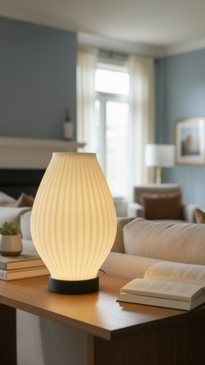 Aura Line Modern Dekoratif Masa Lambası | 14 Renk LED Aydınlatma