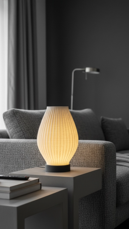 Aura Line Modern Dekoratif Masa Lambası | 14 Renk LED Aydınlatma