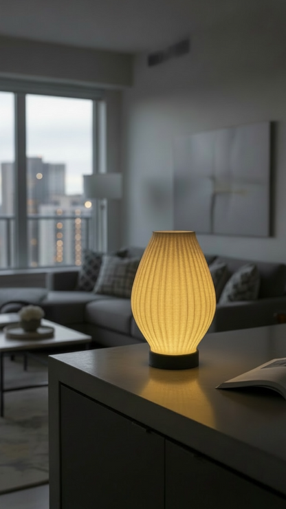 Aura Line Modern Dekoratif Masa Lambası | 14 Renk LED Aydınlatma