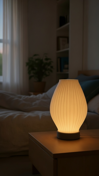 Aura Line Modern Dekoratif Masa Lambası | 14 Renk LED Aydınlatma