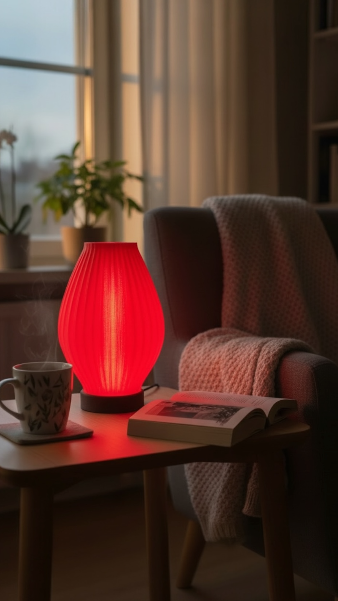 Aura Line Modern Dekoratif Masa Lambası | 14 Renk LED Aydınlatma