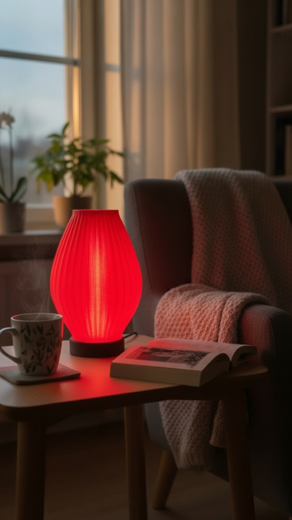 Aura Line Modern Dekoratif Masa Lambası | 14 Renk LED Aydınlatma