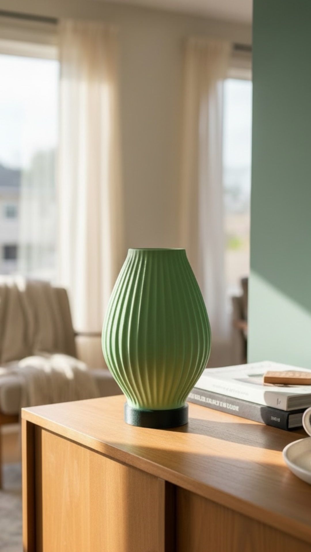 Aura Line Modern Dekoratif Masa Lambası | 14 Renk LED Aydınlatma
