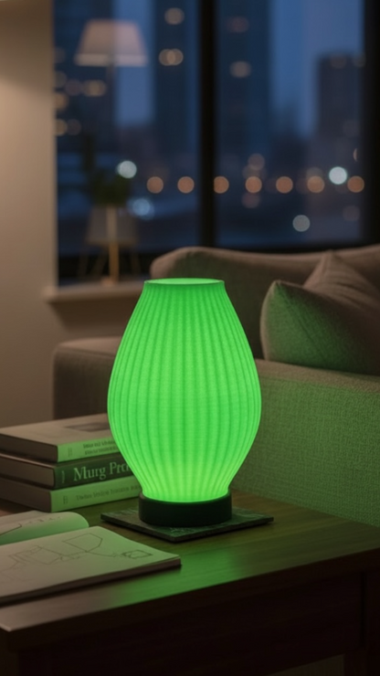 Aura Line Modern Dekoratif Masa Lambası | 14 Renk LED Aydınlatma