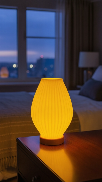 Aura Line Modern Dekoratif Masa Lambası | 14 Renk LED Aydınlatma
