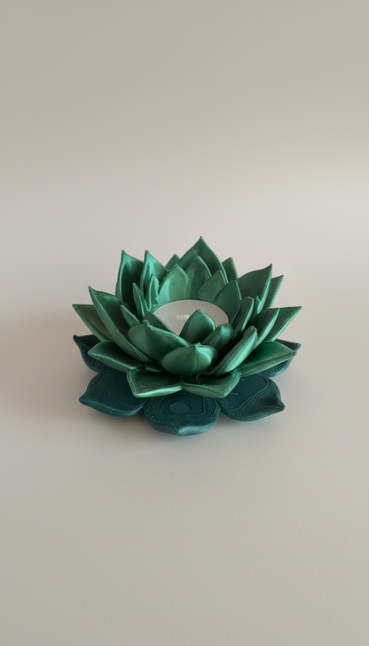Flora Shine Lotus Çiçeği Tealight Mumluk | 11 Renk Seçeneği