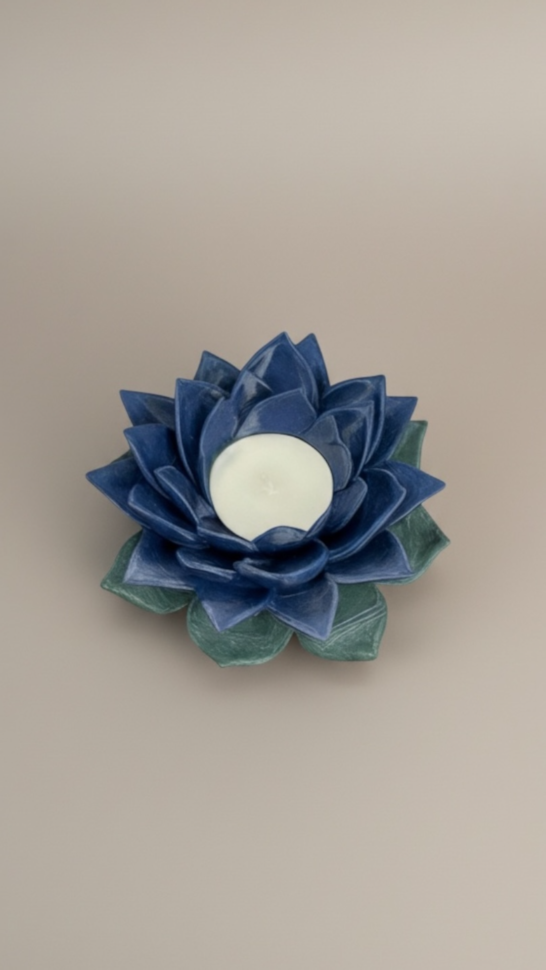 Flora Shine Lotus Çiçeği Tealight Mumluk | 11 Renk Seçeneği