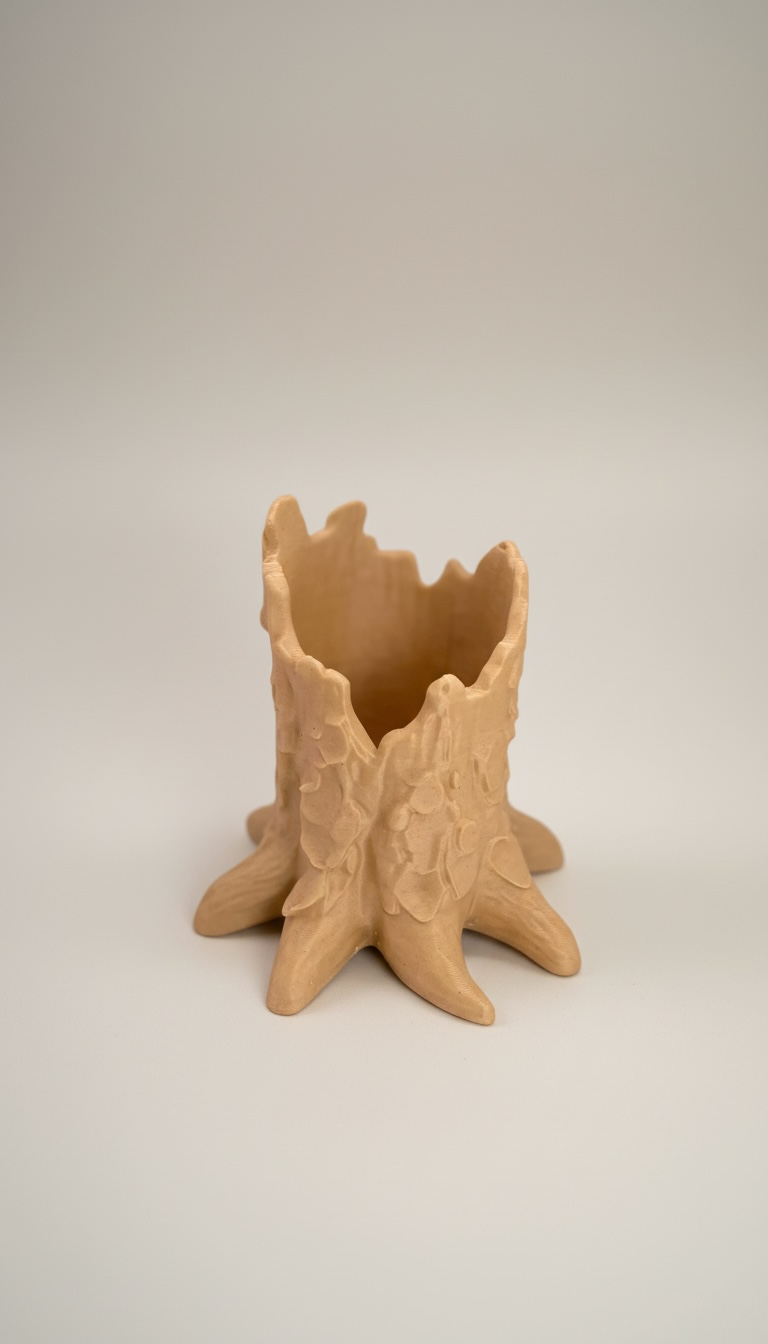 Timber Root Ağaç Kökü Kalem Organizer | Masaüstü Tasarım Aksesuarı