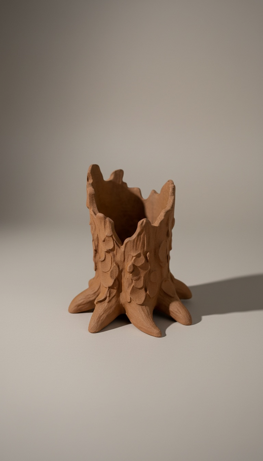 Timber Root Ağaç Kökü Kalem Organizer | Masaüstü Tasarım Aksesuarı
