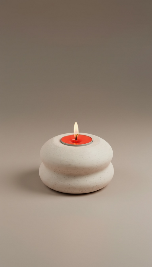 Luxa Orb 3'lü Yuvarlak Tealight Mumluk | Modern Tasarım