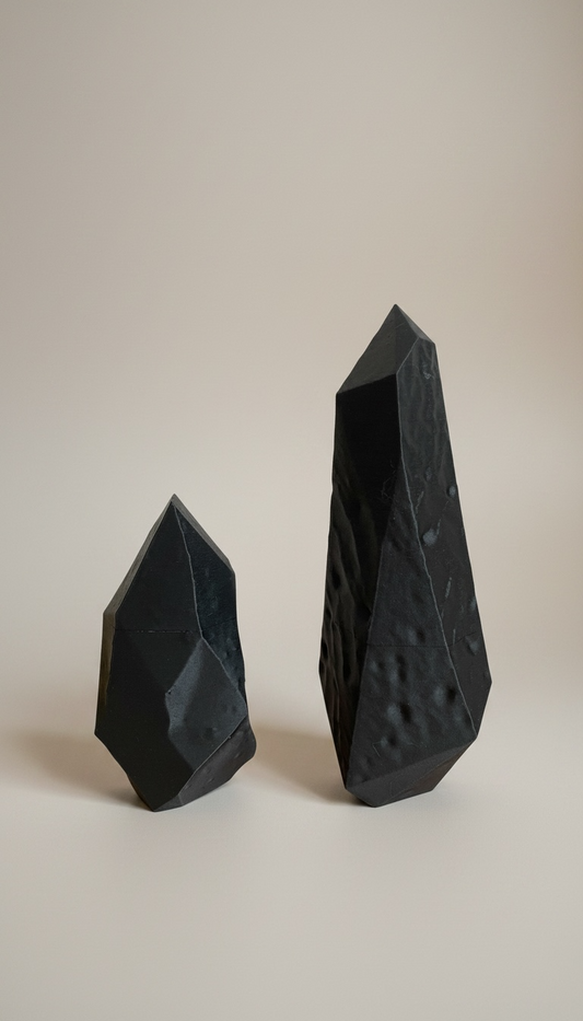 Lava Shard — İkili Dekoratif Obje Seti
