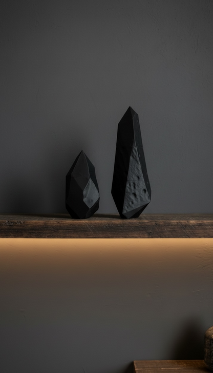 Lava Shard — İkili Dekoratif Obje Seti