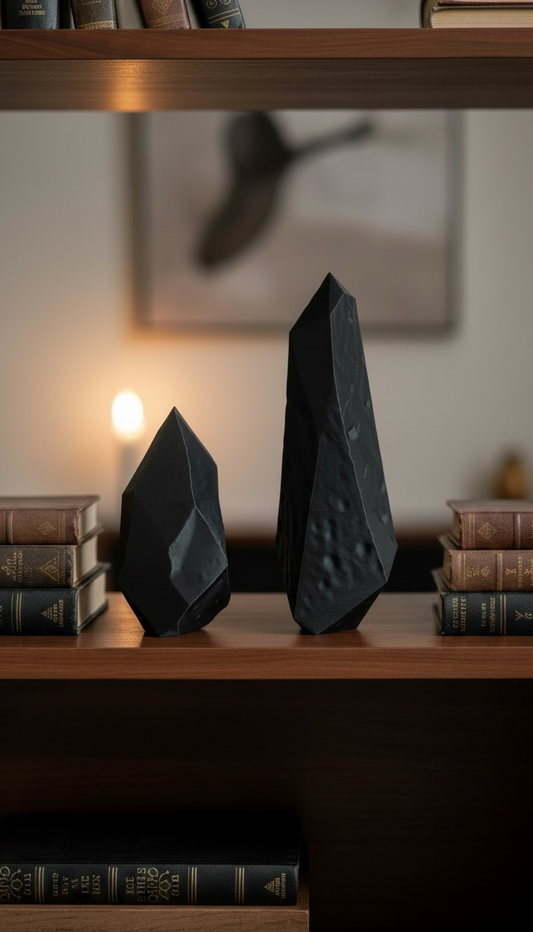 Lava Shard — İkili Dekoratif Obje Seti
