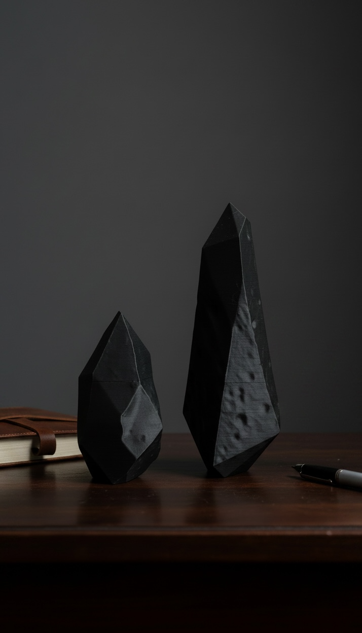 Lava Shard — İkili Dekoratif Obje Seti