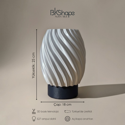 Aura Silk Masa Lambası | 5 Farklı Renk