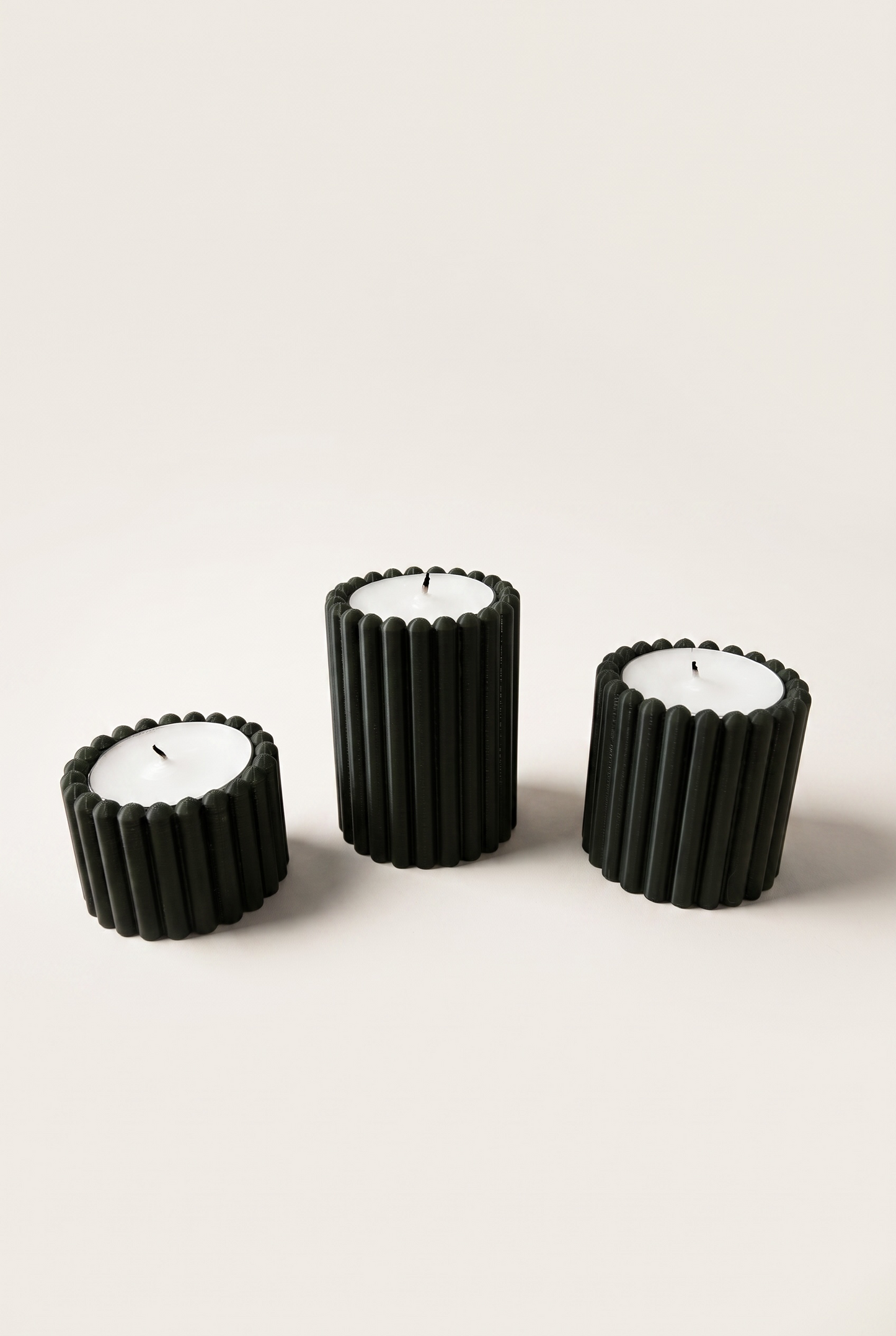 Perla Tealight Mumluk Seti – 3'lü Tealight Mumluk