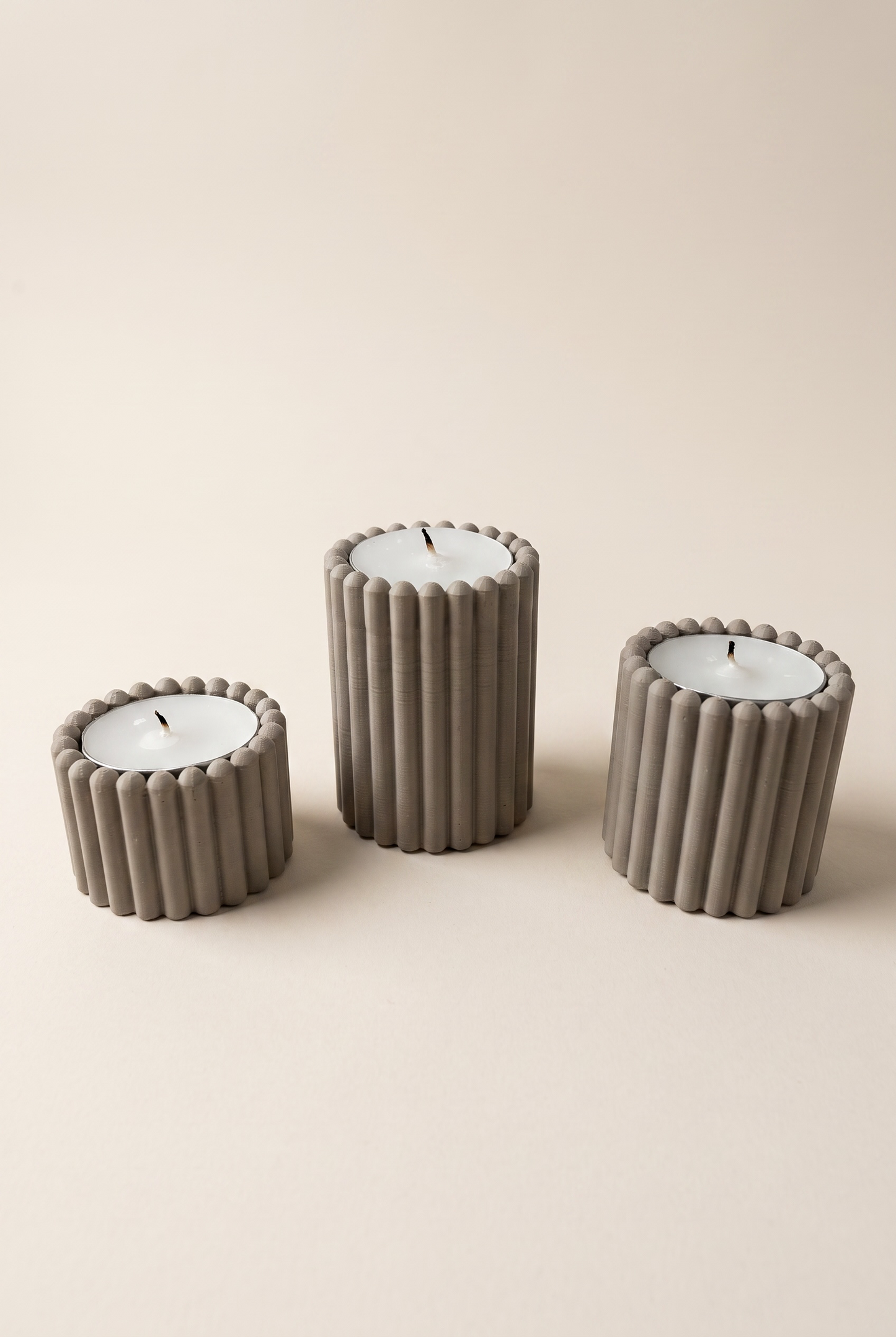 Perla Tealight Mumluk Seti – 3'lü Tealight Mumluk